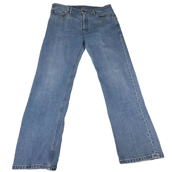 Vintage Mens Levi's 505 Jeans 2005 Regular Fit Straight Leg  36 x 32 Medium Y2K - Picture 2 of 12